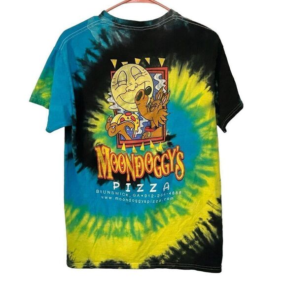 Moondoggy's Pizza Graphic T-Shirt Size M Character Colorful #P1556 - Picture 1 of 4